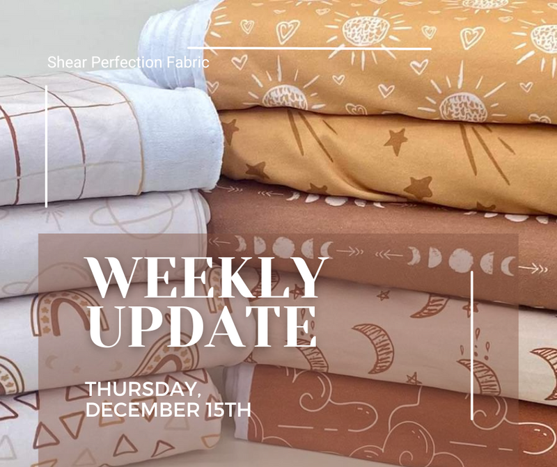 Weekly Update - Thursday, December 15th, 2022