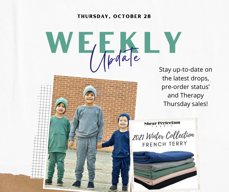 Weekly Update - Thursday, October 28, 2021