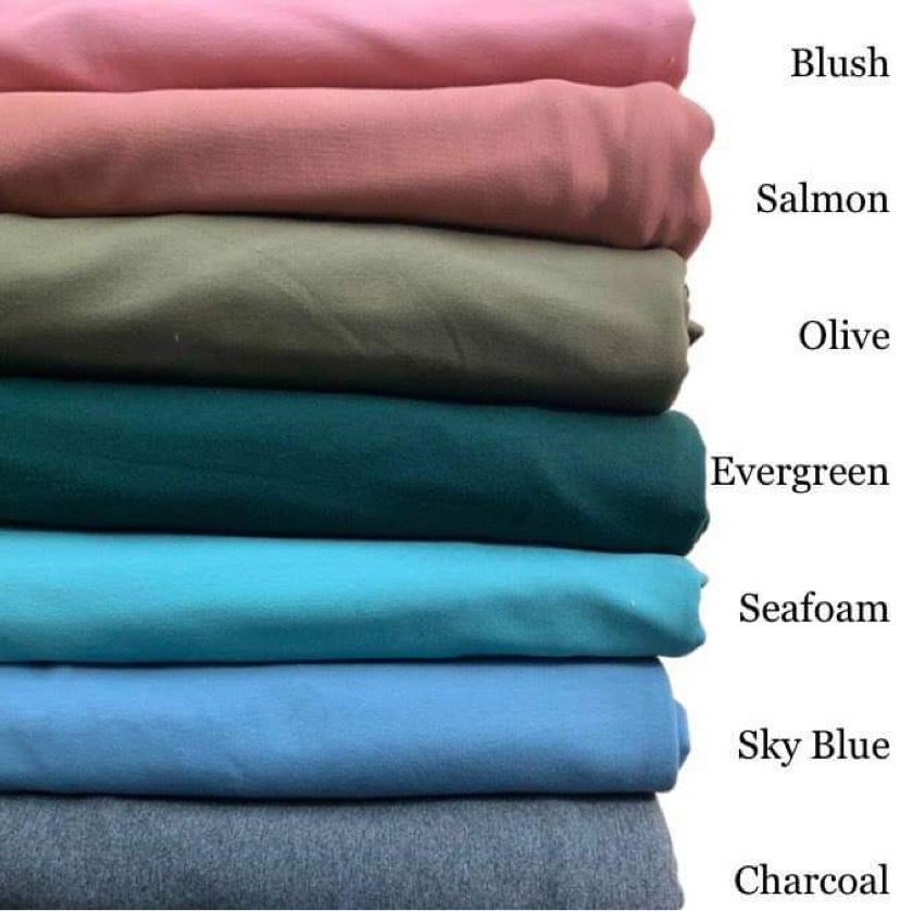 “Posh Collection” Heavy French Terry & Rib — Shear Perfection Fabric