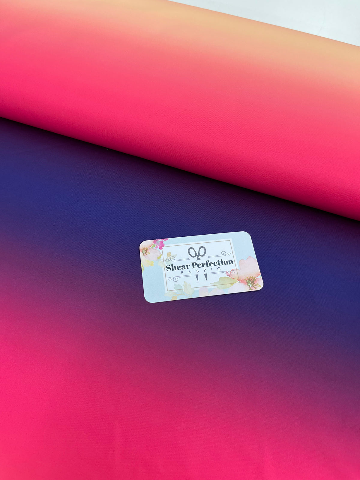 Ombré Athletic Sunset — Shear Perfection Fabric