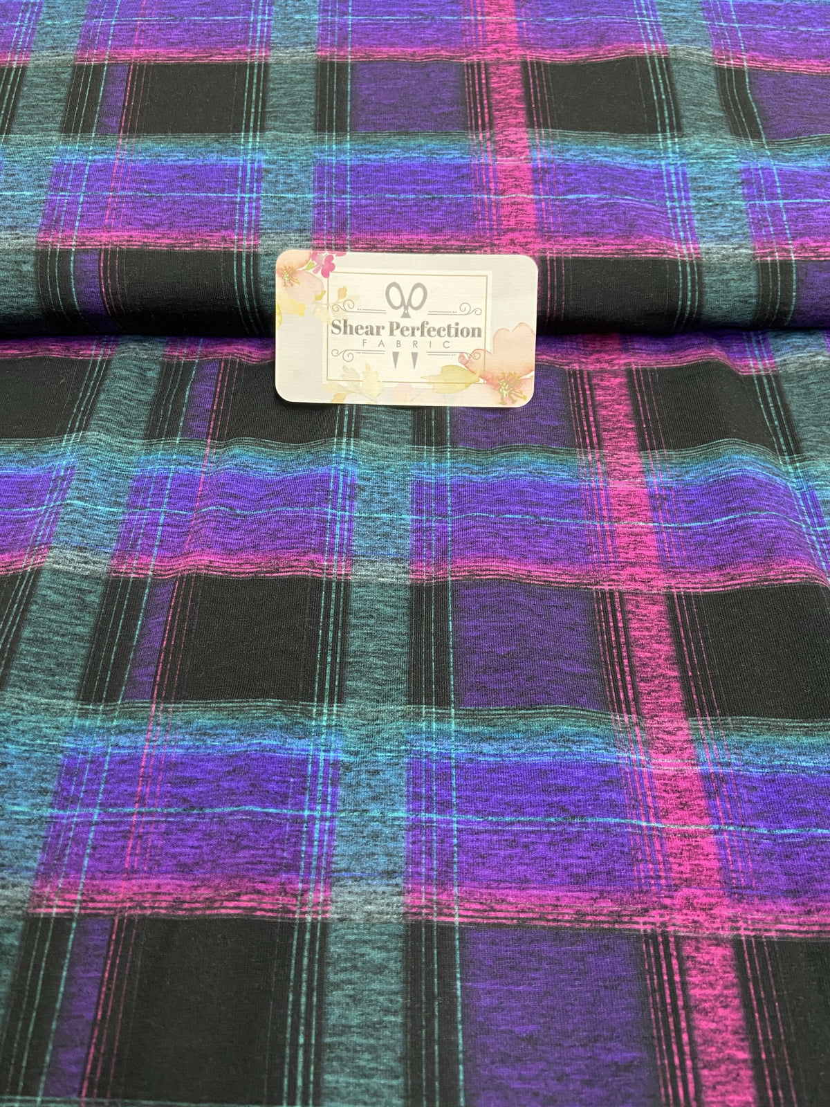 R15 Modern Plaid On CL *Darker Version* — Shear Perfection Fabric