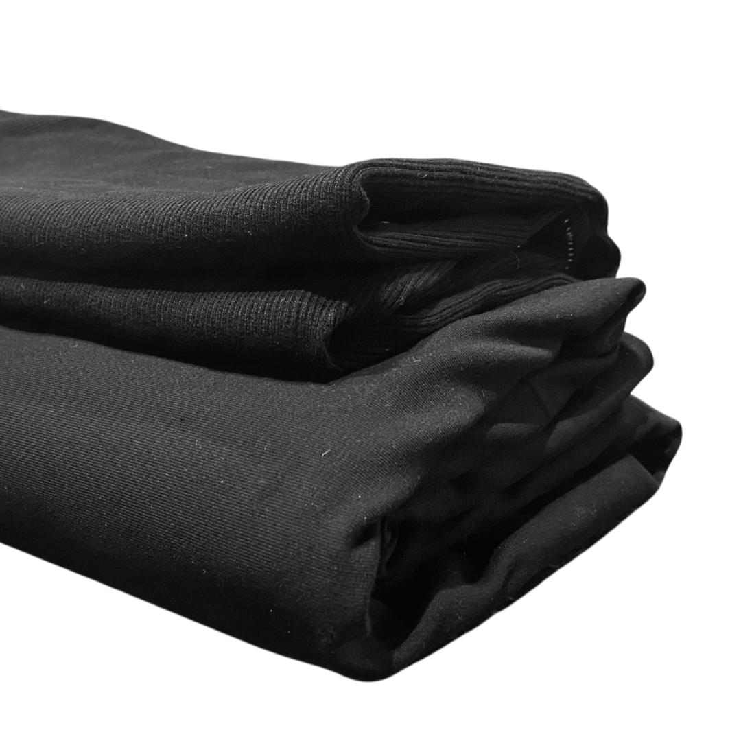 Posh French Terry Black — Shear Perfection Fabric